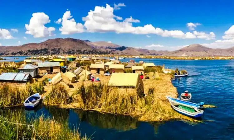 Uros Islands in Lake Titicaca